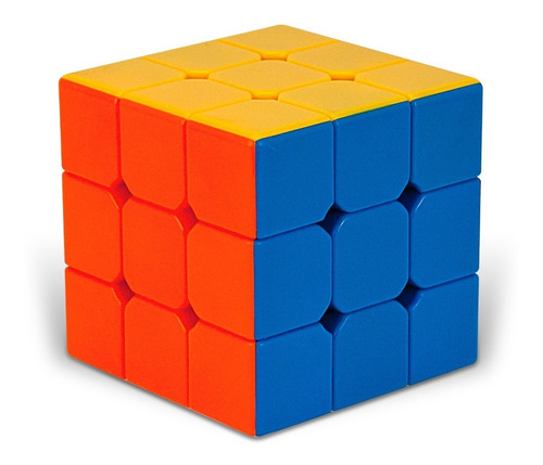 Cubo De Rubik 3x3x3 Original Con Base - Stickerless
