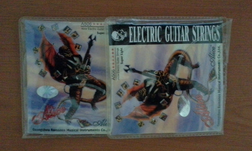 Cuerdas Guitarra Eléctrica Alice Original Made In Usa (15v)