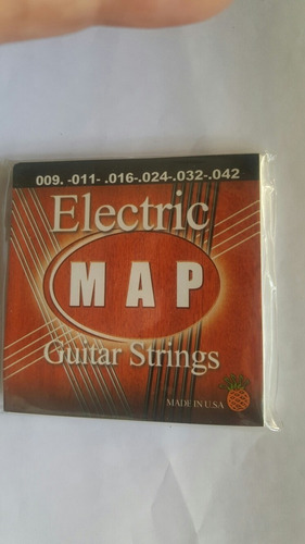 Cuerdas Para Guitarra Electrica Map 10 Vds