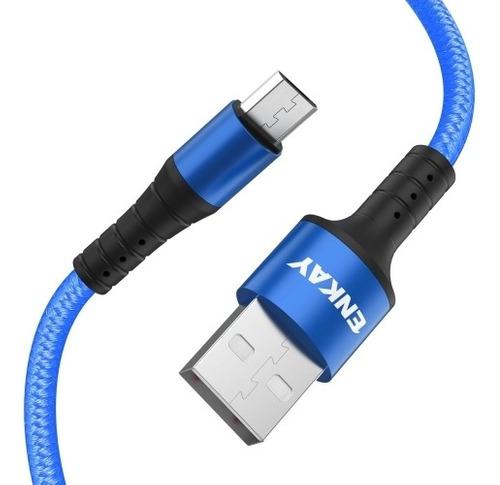 Enk Cb302 Cable Transferencia Dato Usb Micro Nylon