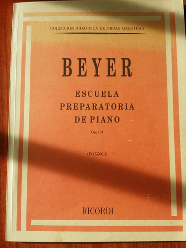 Escuela Preparatoria De Piano Beyer - Datemusica