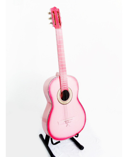 Guitarra Clasica Rosa Usada -datemusica-
