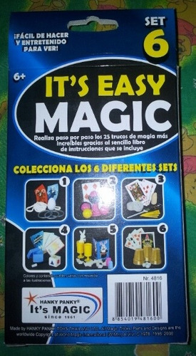 Juego D 25 Trucos D Magia Set Del 1 Al 6 Its Easy Magic Orig