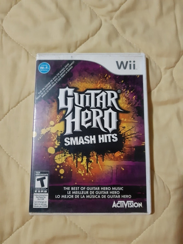 Juego De Wii Original Guitar Hero Smash Hits