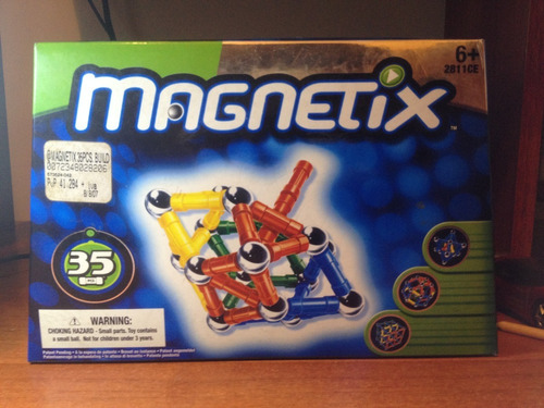 Juego Original Magnetix De 35 Piezas Mega