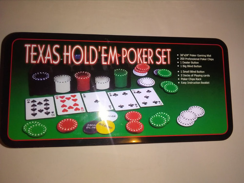 Juego Set De Poker Texas Holdem