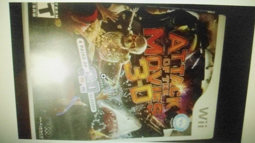 Juego Wii Original Attack Of The Movies 3d Oferta