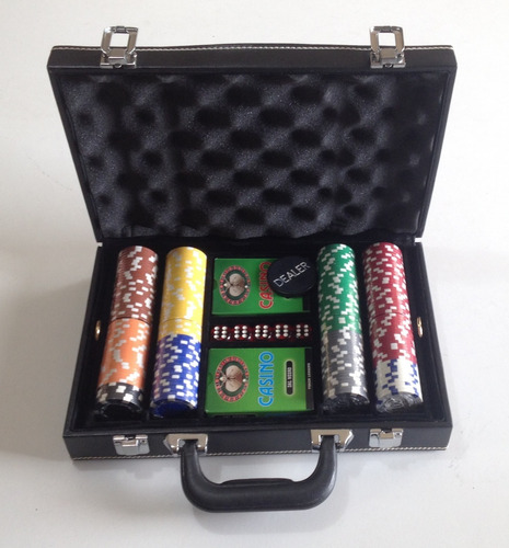 Maletin Kit Poker Cartas Fichas Dados **** No Envios ****