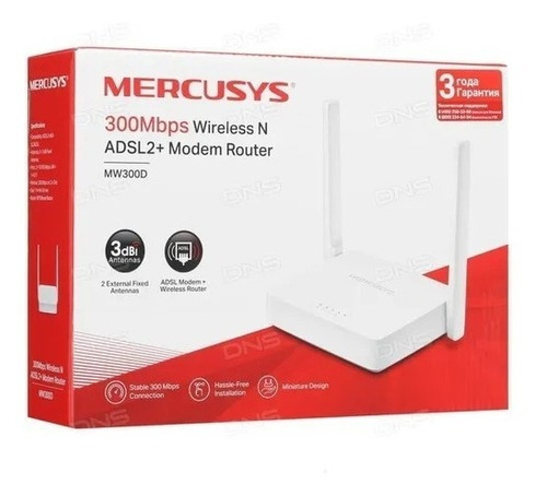 Modem Router Mercusys Mw300d Wi Fi Aba Cantv