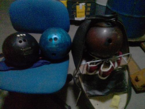 Pelotas De Bowling Maletin Y Zapatos