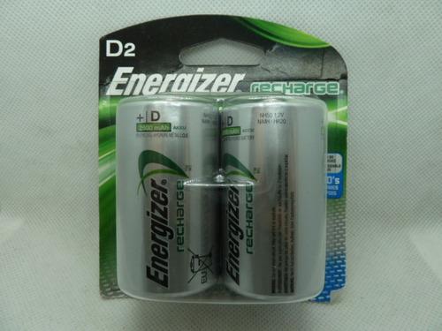 Pila Energizer D Blister 2 Und Recargable 1,2 Voltios