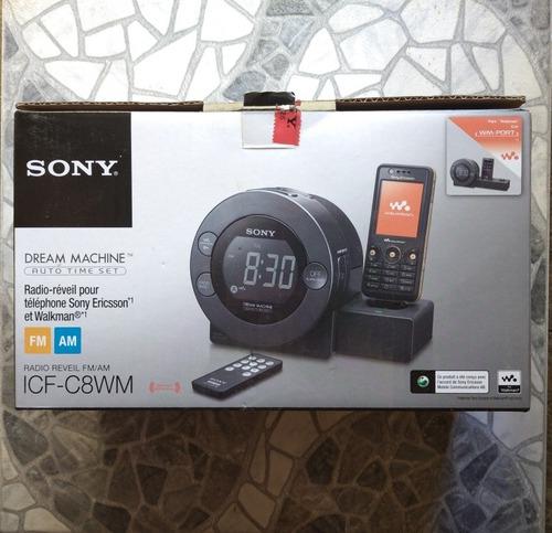 Radio Reloj Despertador Sony Am Fm Stereo Control Remoto