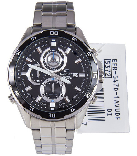 Reloj Casio Edifice Efr 547d Cronografo Acero 100% Original