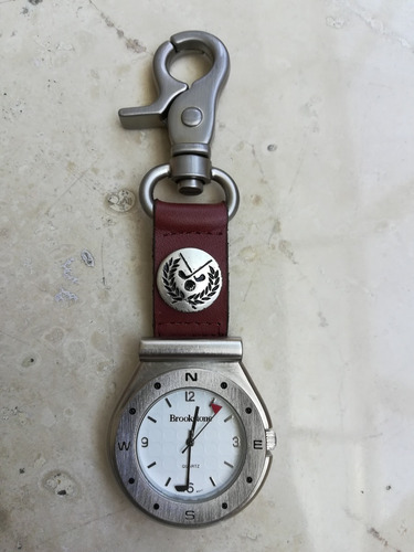 Reloj De Bolsillo/llavero En Acero