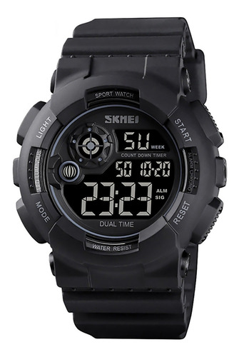 Reloj Deportivo Digital Pantalla Negra Skmei Hora Doble