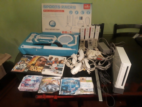 Rematando Nintendo Wii, Chipiado, Con Accesorios Y Juegos