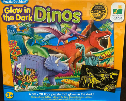 Rompecabezas Para Niños De Dinosaurios Glow