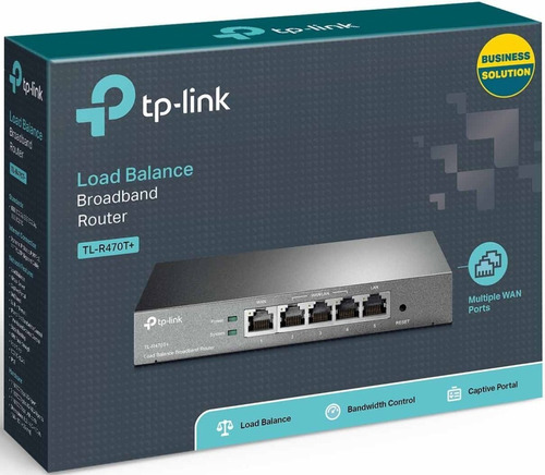 Router Balanceador De Carga Tp-link L-r470t+t Banda Ancha