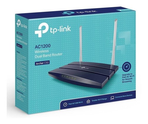 Router Tp-link Archer C50 Cmbps Wifi 2 Antenas