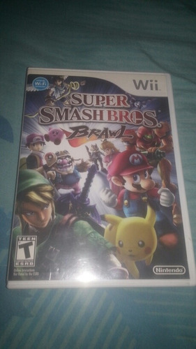 Super Smash Bros Brawl Juego Original Nintendo Wii