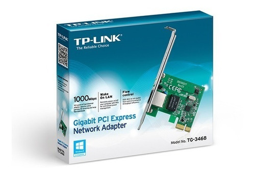 Tarjeta De Red Pci-e  Mbps Tp-link / Tg-