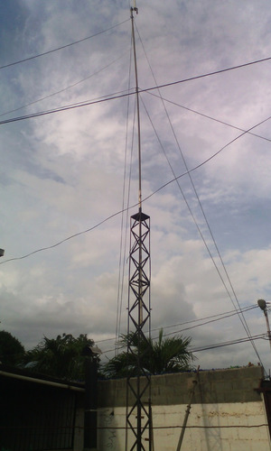 Torre Galvanizada Para Radio & Wifi 13mtrs Y 1 Telescopica