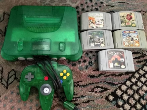 40v Nintendo 64 Verde Jungle Green