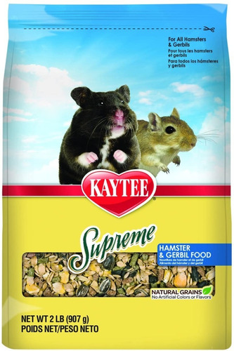 Alimento Kaytee Supreme Hamster Gerbil 2 Lb / 907 Gr