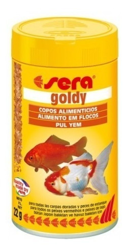 Alimento Peces Goldfish Hojuelas Sera 22 Grs X 3 Frascos