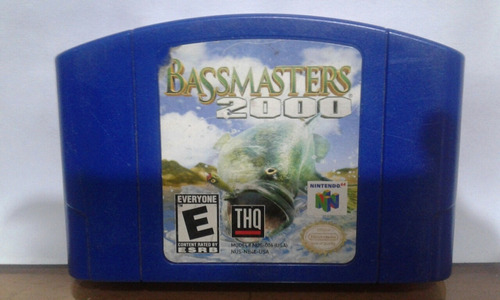 Bassmaster. Nintendo 64 Video Juego Original Usad P71 Qq3