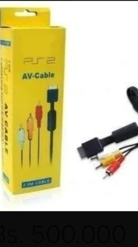 Cable Audio Video Playstation 1,2y3 Rca