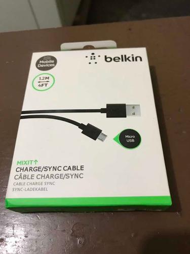 Cable Belkin De Datos Micro Usb Para Samusng Huawe, Y Otros