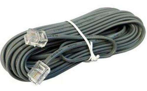 Cable Para Teléfono De Casa Rj11 Macho 8 Mts + Spliter Adsl