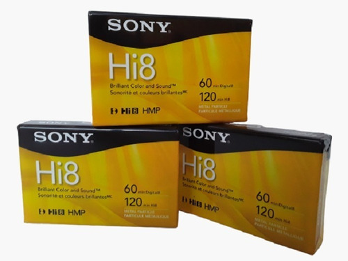Cinta De Video 8mm Hi8 Sony 10 Unidades