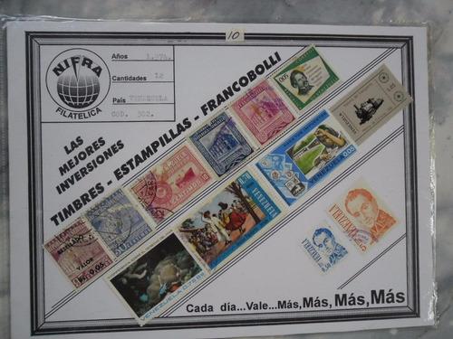 Coleccion De Estampillas De Venezuela Nifra-francobolli