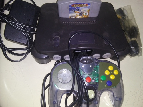 Consola Nintendo 64 Completo Con Juego. 20v