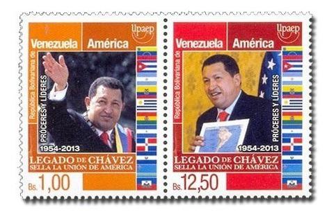 Estampilla Upaep Hugo Chávez