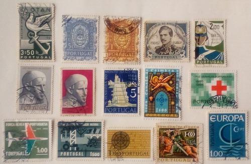 Estampillas De Portugal. Sellos Variados De Los Años 60´s.