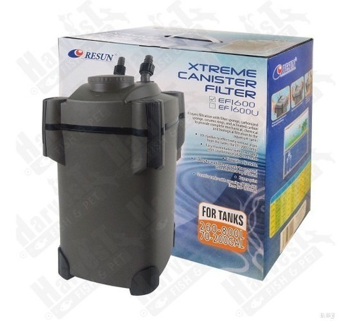 Filtro Canister Externo  Lts/h Con Uv Acuarios Estanques