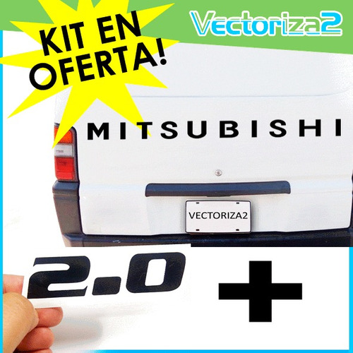 Kit Calcomania Mitsubishi Panel L Obsequio