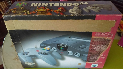Nintendo 64 Con Control, En Su Caja, Perfecto Estado