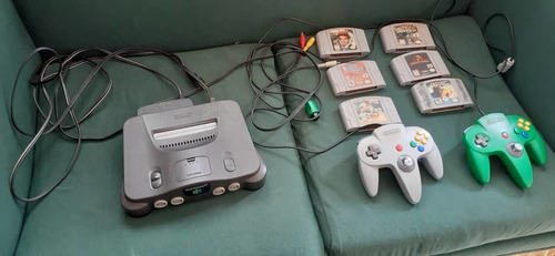 Nintendo 64 Con Seis Juegos Impecable Con Todo