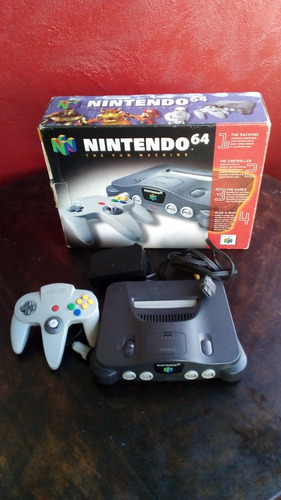 Nintendo 64 Con Su Caja Original