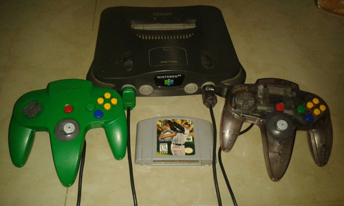 Nintendo 64 Cpn 2 Controles Y Un Juego
