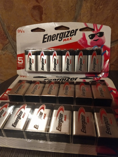 Pilas Alcalina Energizer 9v