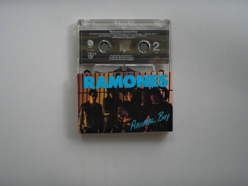 Ramones Animal Boy Cassette Printed Usa 