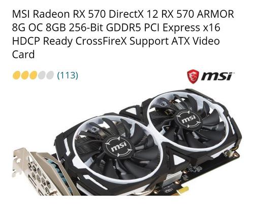 Tarjeta De Video Msi Y Sapphire Rx 570 Y 580 8gb