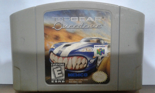 Topgear Nintendo 64 Video Juego Original Usado P71 Qq2