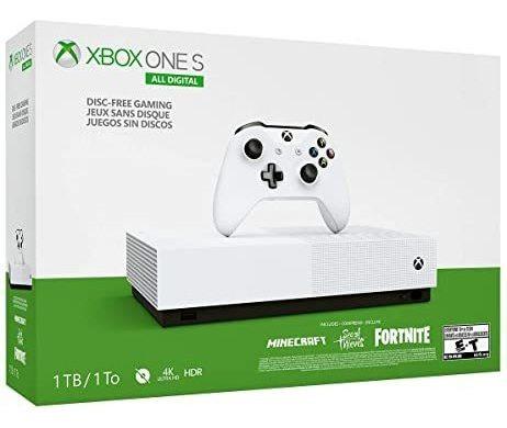 Xbox One S Edición Digital Nuevo + 3 Juegos + Live