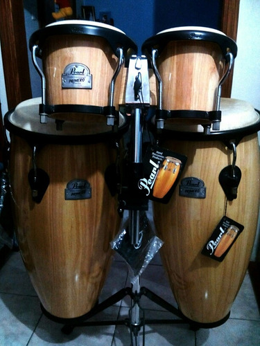 Congas, Bongos - Vendo Set - Marca Pearl.